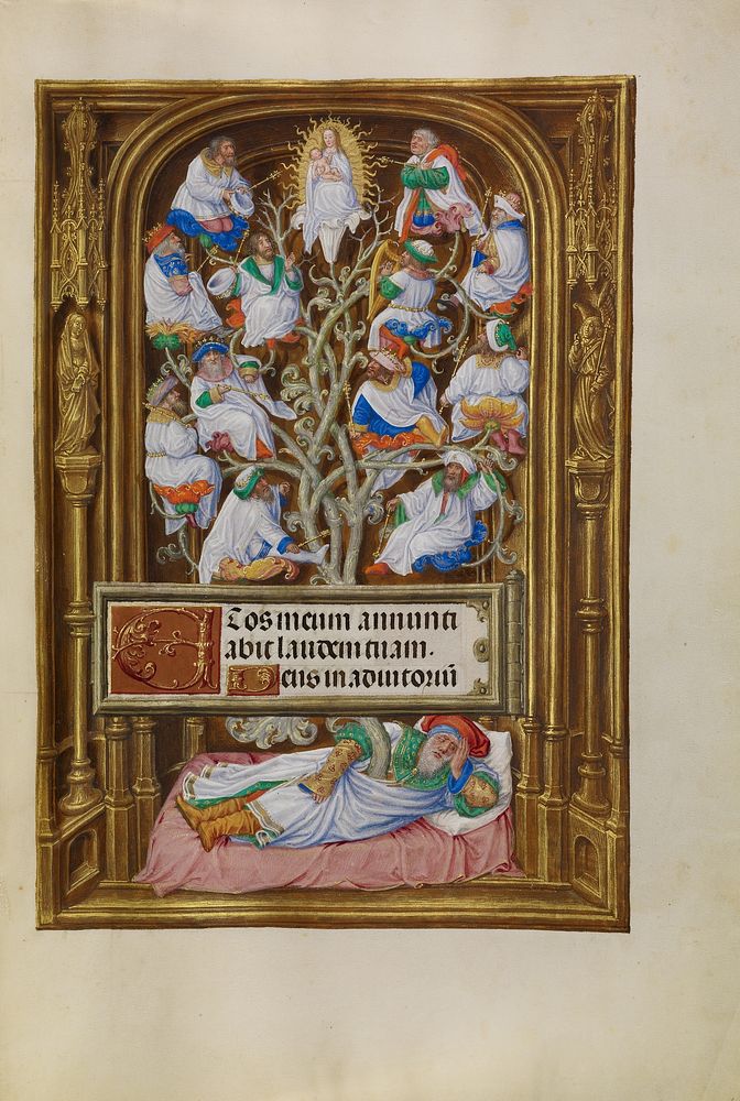 The Tree of Jesse by Master of James IV of Scotland