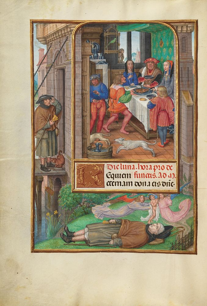 The Feast of Dives by Master of James IV of Scotland