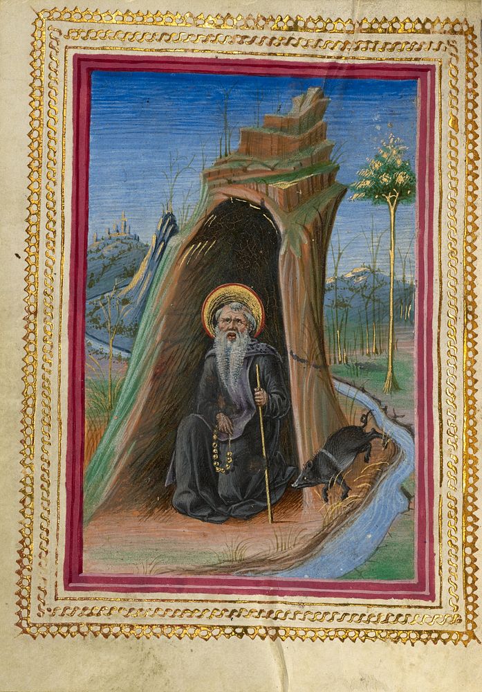 Saint Anthony Abbot by Taddeo Crivelli