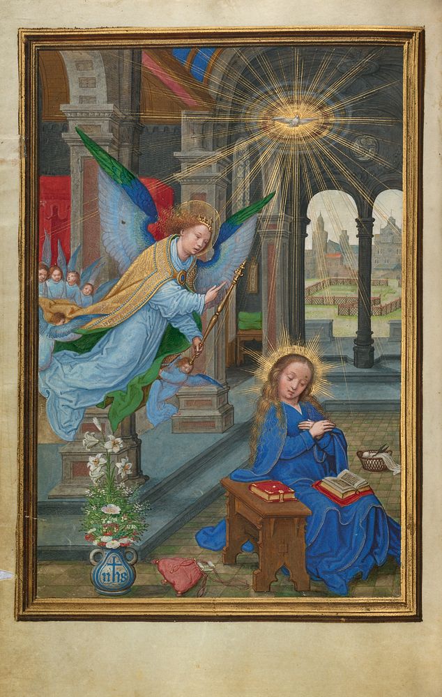 The Annunciation by Simon Bening