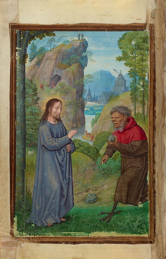 The Temptation of Christ by Simon Bening