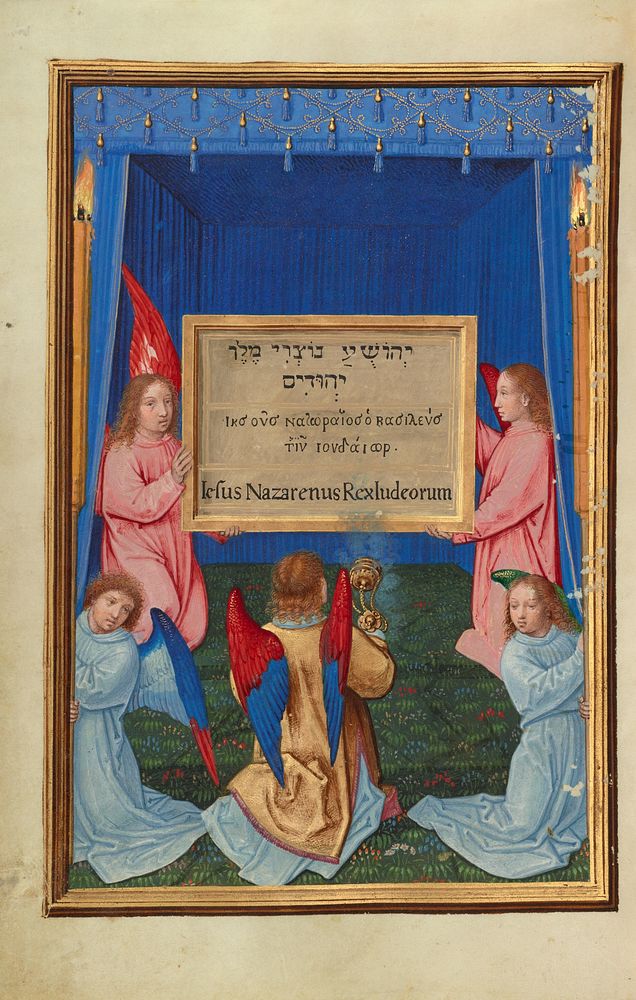 The Worship of the Inscribed Tablet from the Cross by Simon Bening