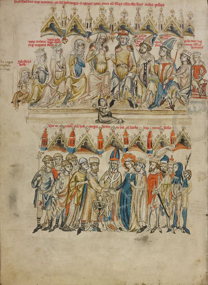 The Family of Berthold VI; The Marriage of Saint Hedwig and Heinrich
