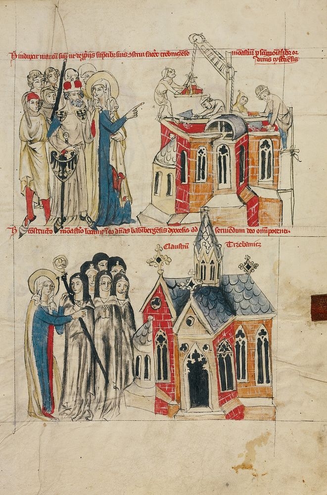 Saint Hedwig and the New Convent; Nuns from Bamberg Settling at the New Convent