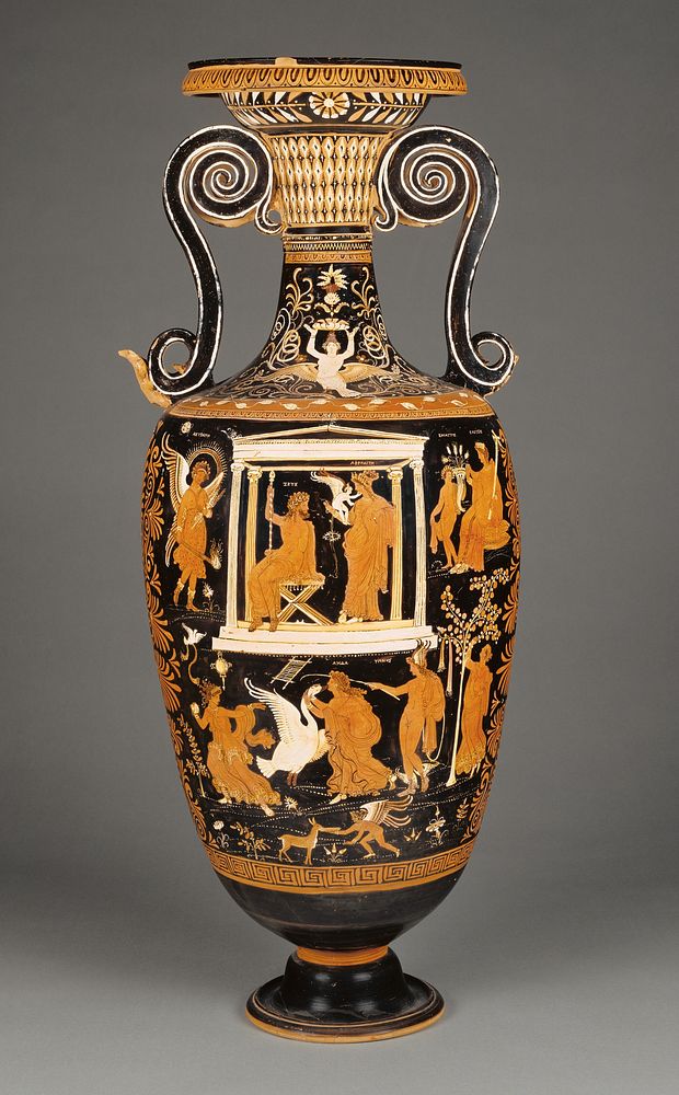 Apulian Red-Figure Loutrophoros by Painter of Louvre MNB 1148