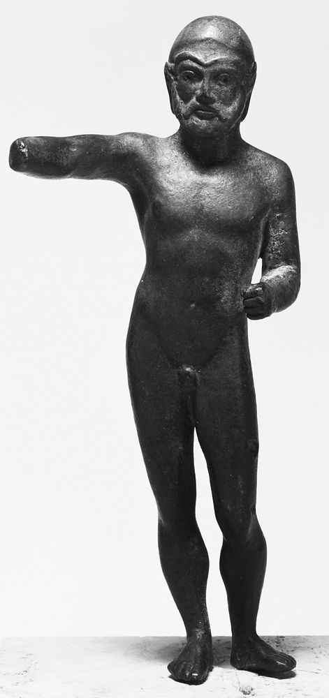 Cast after a Statuette of a Strategos