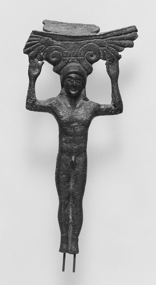 Patera Handle in Kouros Form