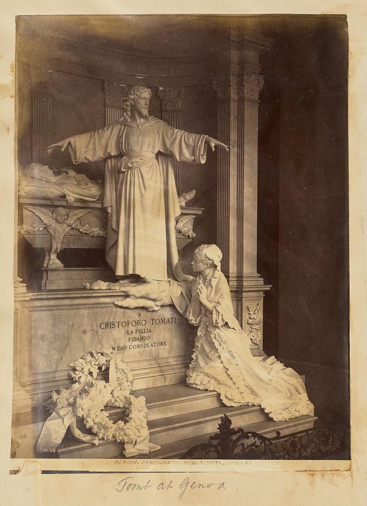 Cristoforo Tomati monument Cimitaro Monumental Free Photo