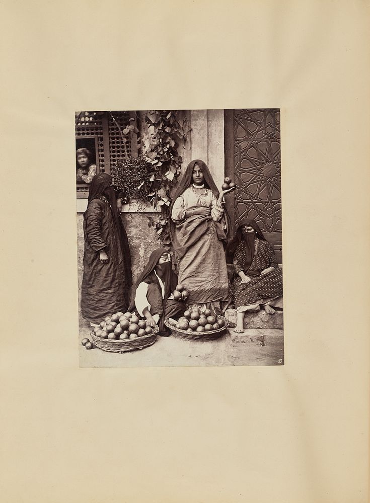Selling Fruit in Cairo by Carlo Naya
