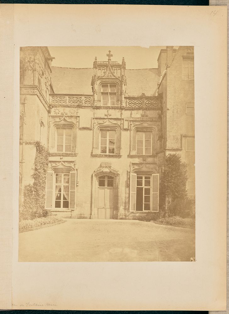 Château de Fontaine-Henri by William J Stillman