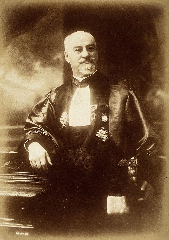 A man designated as Philibert Maurice D'Ocagne. Photograph by G.L. Manuel.