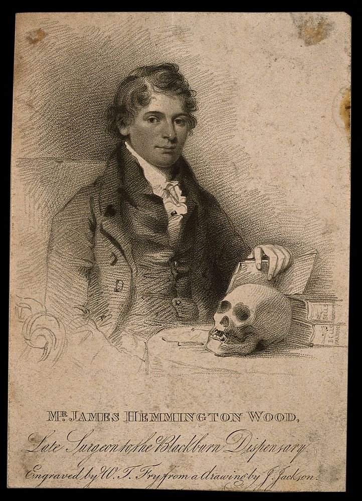 James Hemmington Wood. Stipple engraving by W. T. Fry, 1816, after J. Jackson.