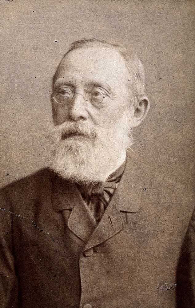 Rudolf Ludwig Karl Virchow. Photograph by J. C. Schaarwächter, 1891.