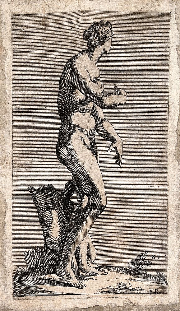 Venus. Etching by F. Perrier.