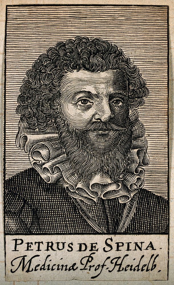 Petrus de Spina. Line engraving, 1688.
