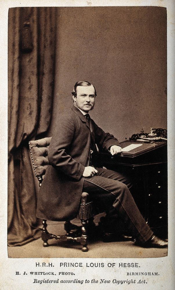 HRH Prince Louis of Hesse. Photograph by H.J. Whitlock.