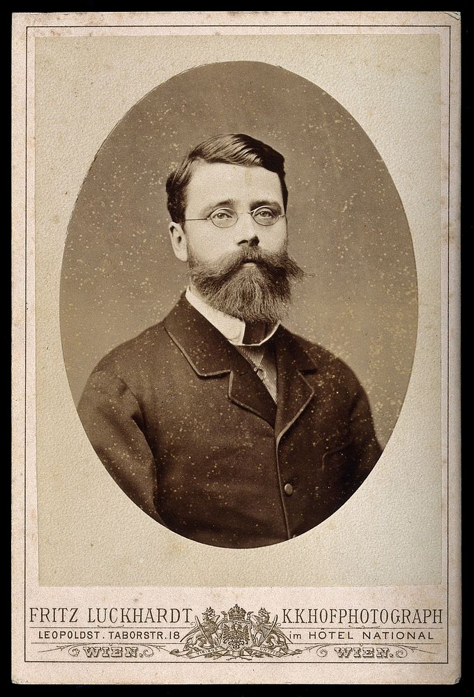 Theodore  Braun. Photograph by Fritz Luckhardt, 1882.