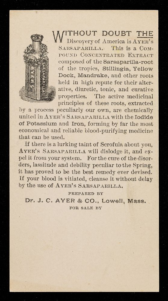 discovery America Ayer 39 s Sarsaparilla - CHJpdmF0ZS9sci9pbWFnZXMvd2Vic2l0ZS8yMDI0LTAyL2xyL3djYWNwNThtY3MtaW1hZ2UuanBn 