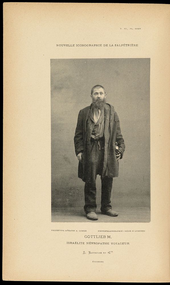 Photograph described as 'Jew neuropath traveller'