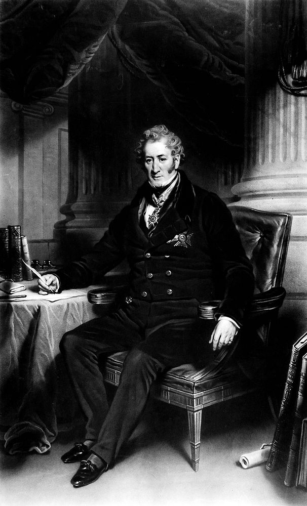 Sir William Burnett. Mezzotint by H. Cousins, 1844, after Sir M. A. Shee.