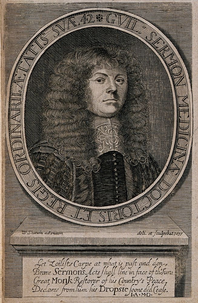 William Sermon. Line engraving, 1671, by W. Sherwin after himself.