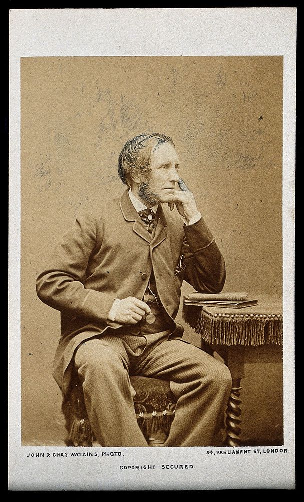 Edward William Cooke. Photograph by John & Charles Watkins.