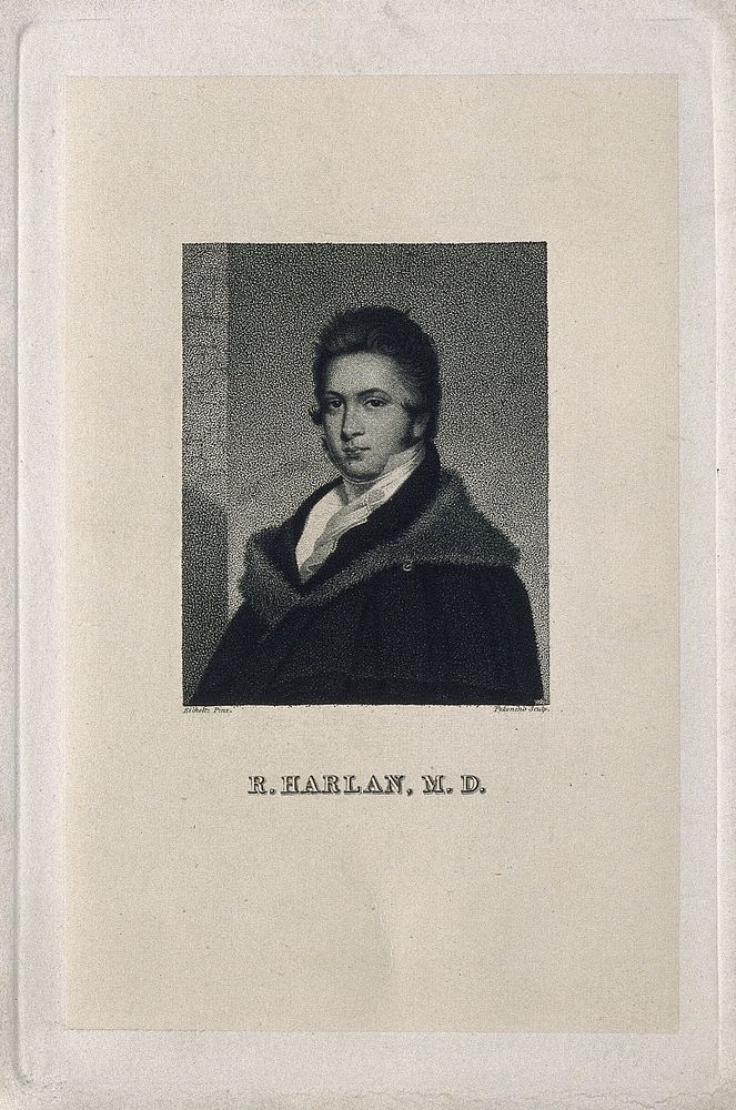 Richard Harlan. Stipple engraving by M. Pekenino after J. Eichholtz.