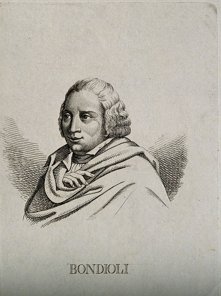 Pietro Antonio Bondioli. Engraving.