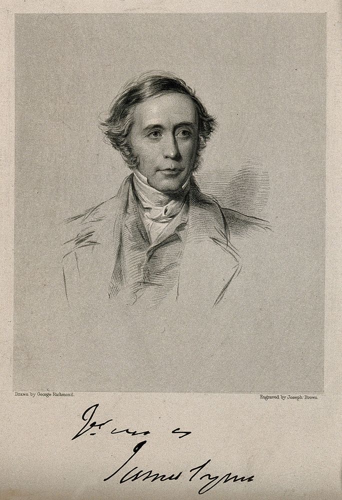 James Syme. Stipple engraving by J. Brown after G. Richmond.