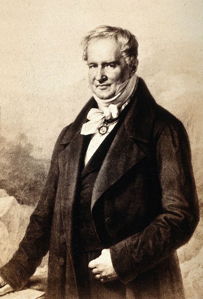 Friedrich Heinrich Alexander von Humboldt. Photograph by Gustav Schauer.