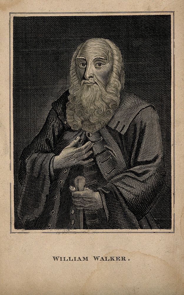 William Walker, aged 123. Line engraving after J. Slack.