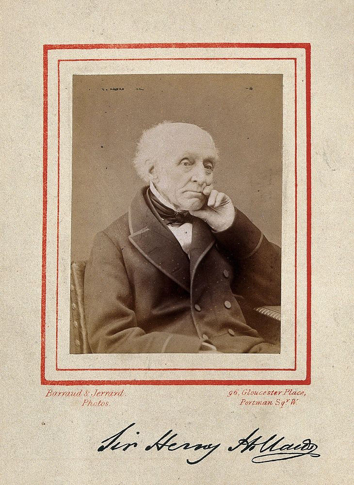 Sir Henry Holland. Photograph by Barraud & Jerrard, 1873.