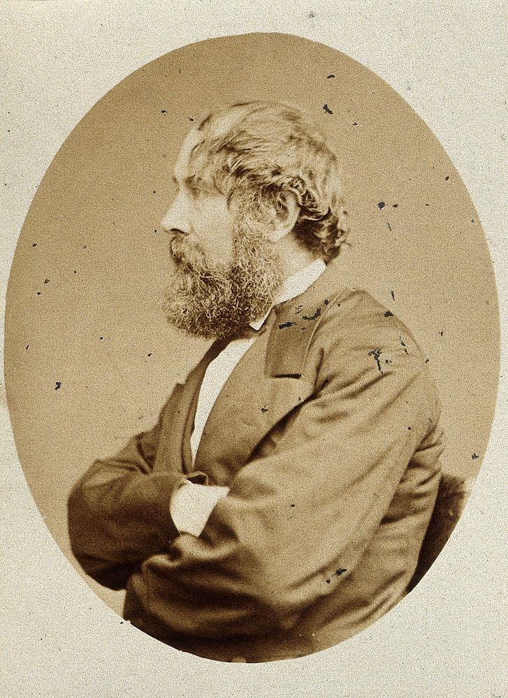 Robert Druitt. Photograph by Ernest Edwards, 1868.
