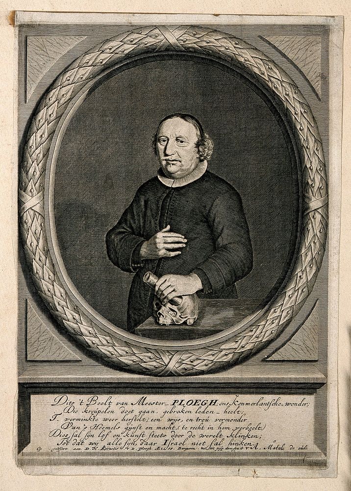 Cornelis van der Ploegh. Line engraving.