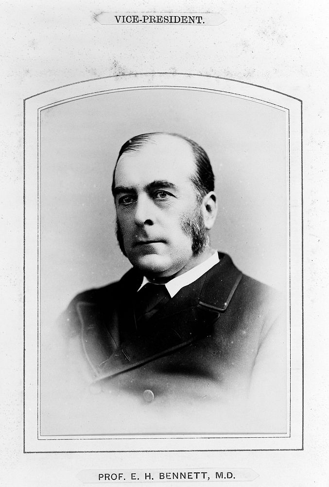 Edward Hallaran Bennett. Photograph by G. Jerrard, 1881.