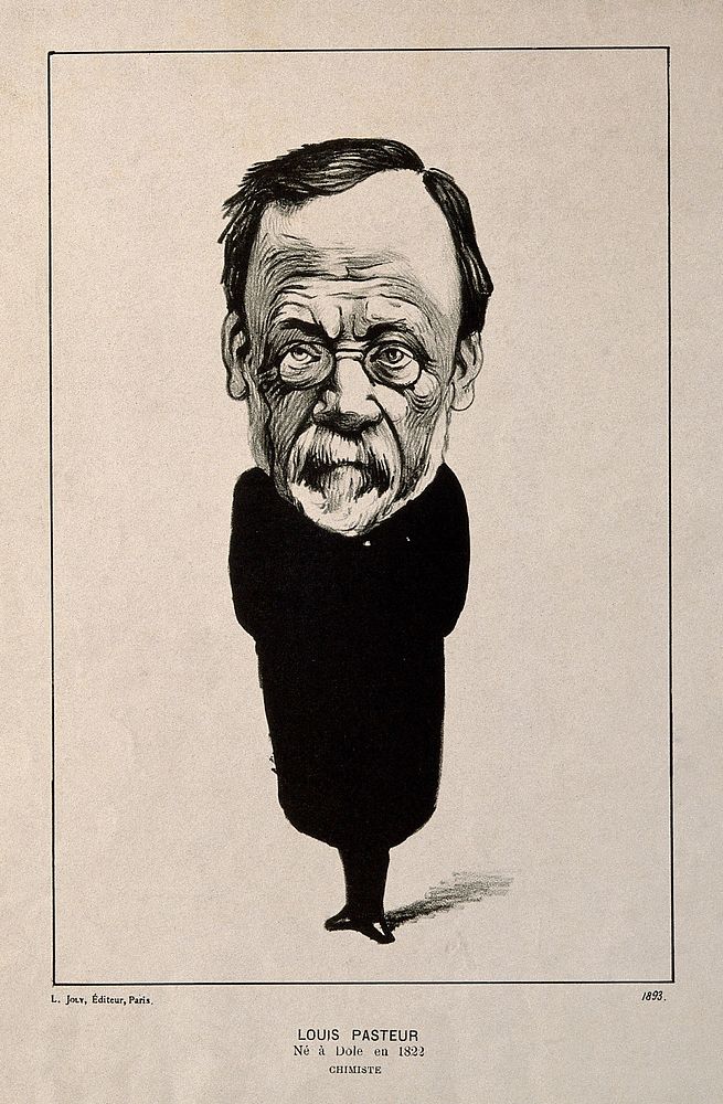 Louis Pasteur. Lithograph by Félix Vallotton, 1893.