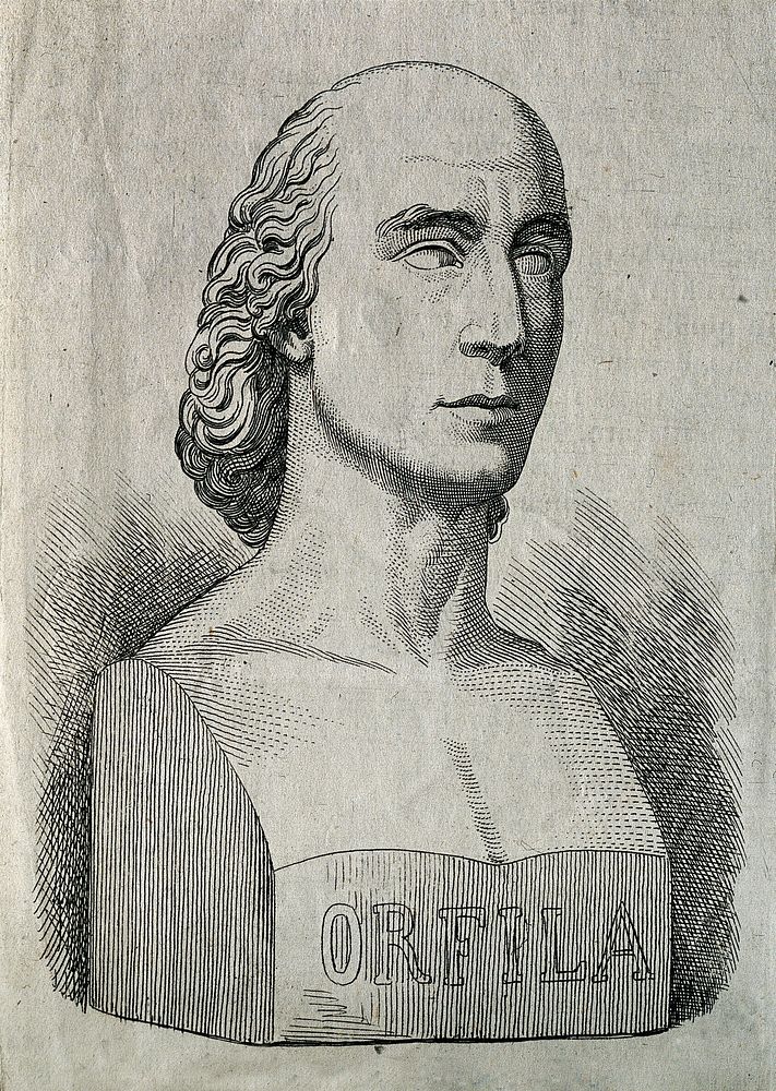 Pierre Matthieu Joseph Bonaventure Orfila. Wood engraving.