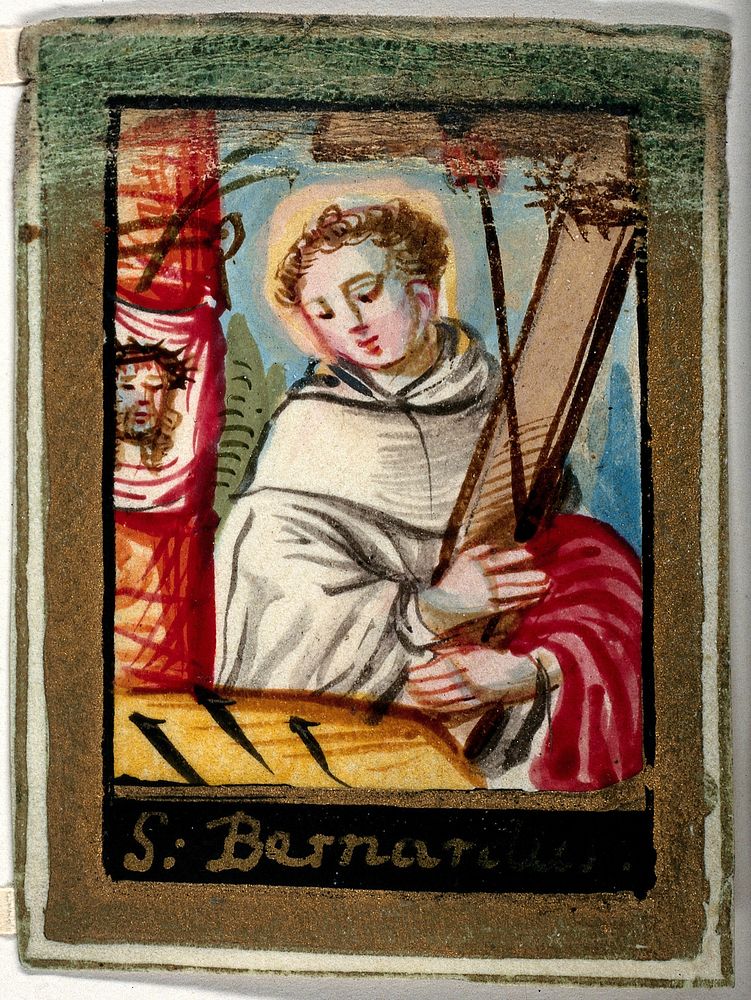 Saint Bernard Clairvaux Instruments Passion. | Free Photo Illustration ...