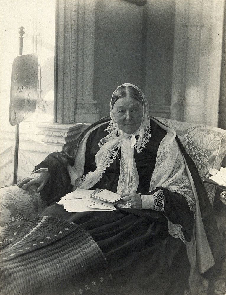Florence Nightingale. Photograph by Millbourn.