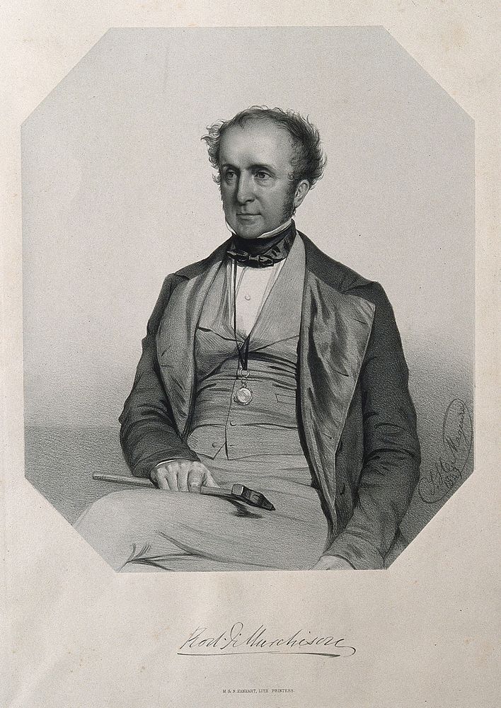 Sir Roderick Impey Murchison. Lithograph by T. H. Maguire, 1849.