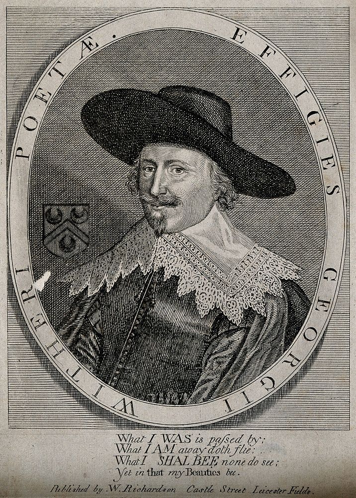 George Wither. Line engraving after J. Payne, 1669.