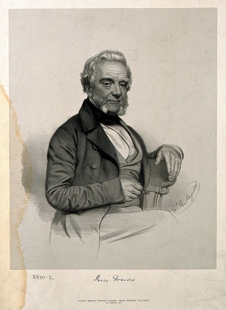 Benjamin Travers. Lithograph by T. H. Maguire.