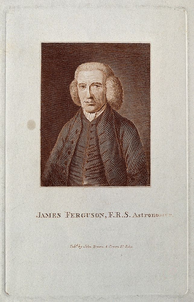 James Ferguson. Line engraving.