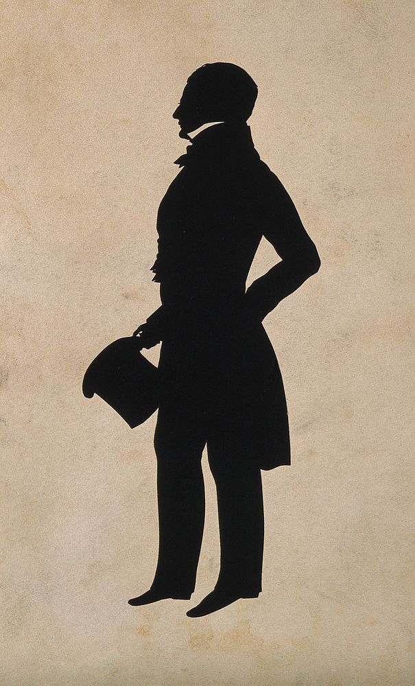 Robert Liston. Printed silhouette.
