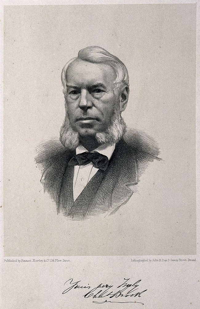 Charles Brook. Lithograph by J. B. Day.