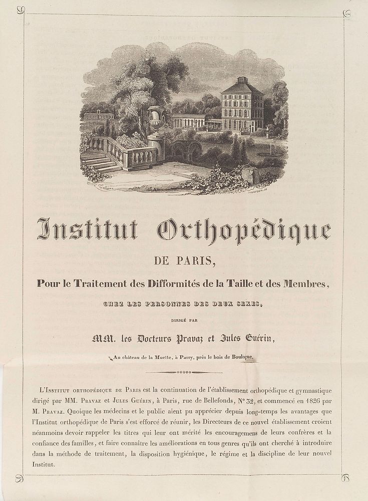 Institut orthopédique de la Muette (Paris, France).