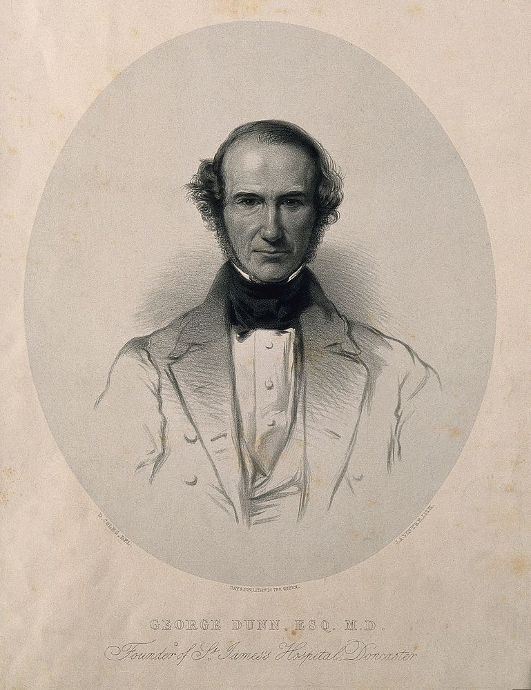 George Dunn. Lithograph by J. A. Vinter after D. Coles.