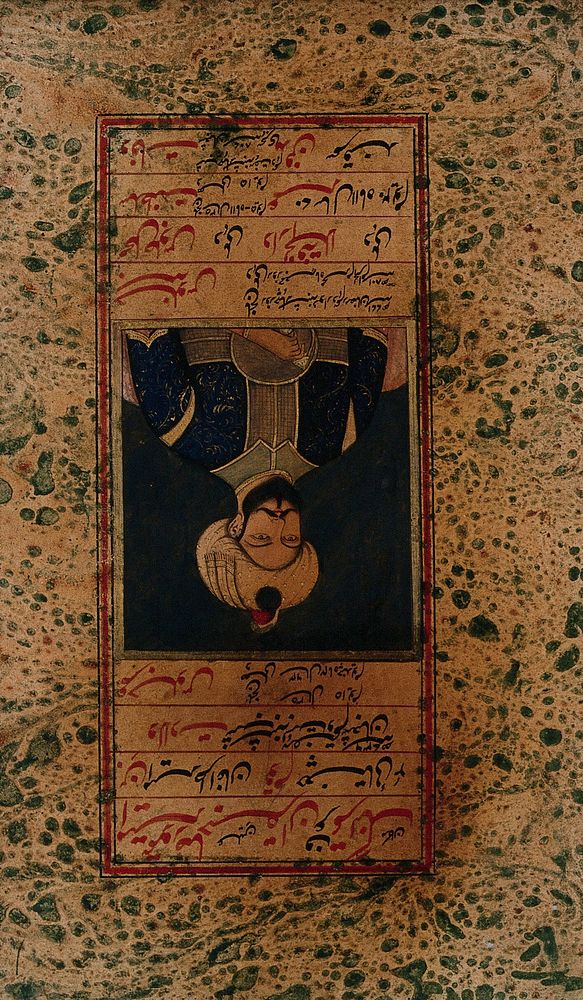 Amīr Tīmūr (Timurlang). Gouache painting by an Indian artist, ca. 1850.