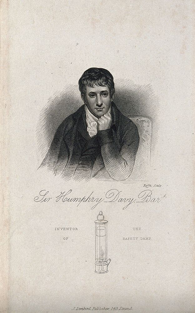 Sir Humphry Davy. Stipple engraving by Roffe after H. Howard.