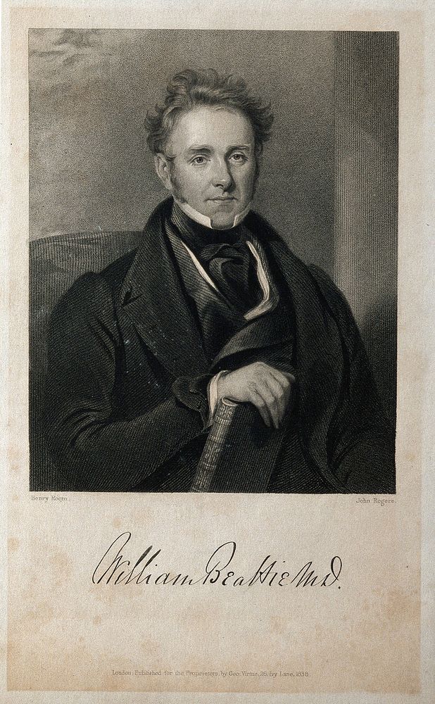 William Beattie. Stipple engraving by T. Rogers after H. Room.